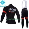 Cykeltøj Langærmet Vinter + Bib Cykelbukser 2017 Bora-Hansgrohe N003